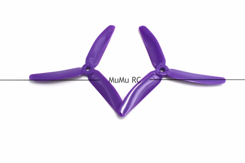 Винты Опора 5 "5040 3 Лезвия 5x4x3 CW CCW Мульти цвет Для RC DIY QAV250 250 Гонки Quadcopter Мини
