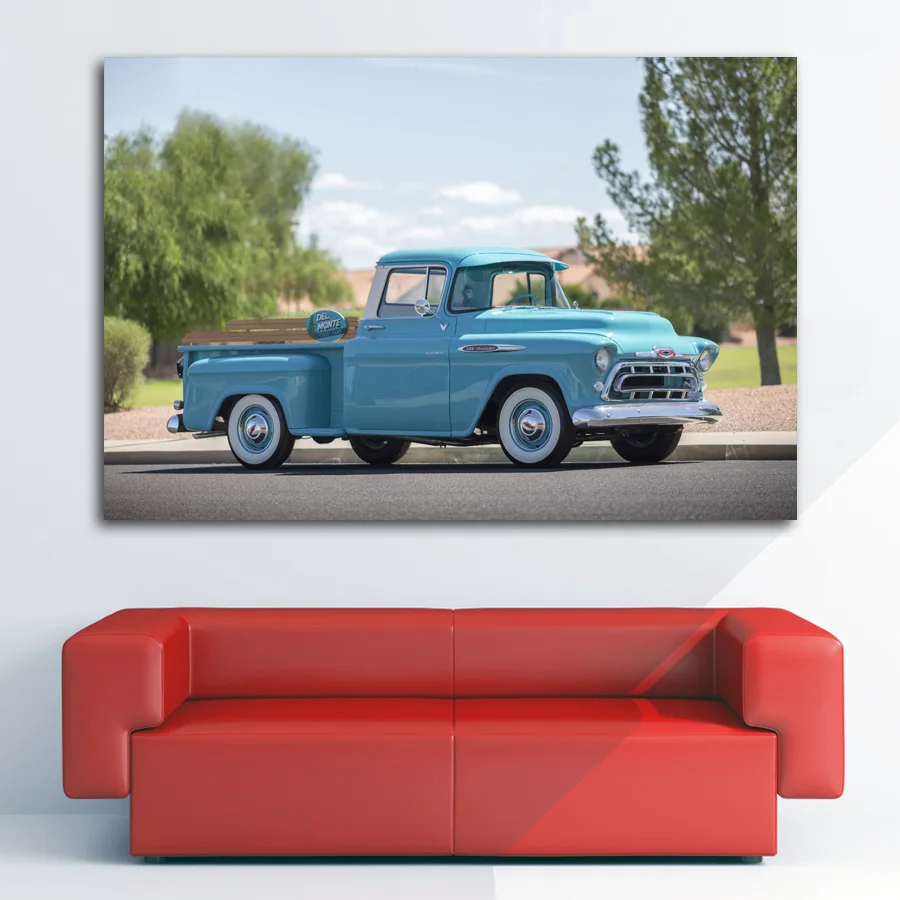Wall Art Плакаты автомобиля Chevy пикап классический старой Винтаж Ретро автомобили