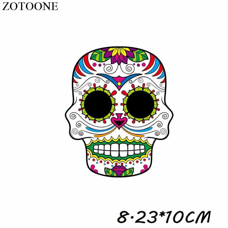 Наклейки для одежды ZOTOONE с термопередачей утюжок Переводные патчи сахаром и
