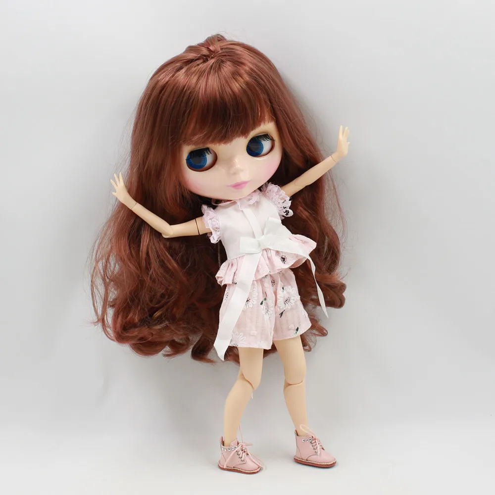 Blyth ICY Licca Body 1/6 кукла аксессуары наряд кружевная рубашка розовые штаны BJD игрушка подарок