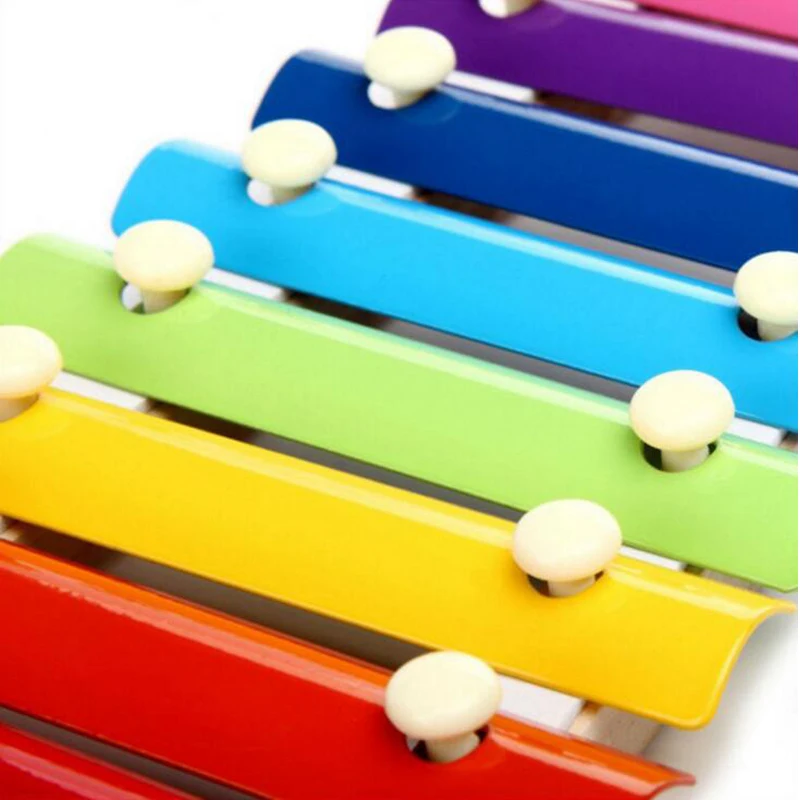 Montessori Toys Educational Wooden for Children Early Learning Xylophone Musical Wisdom Music Instrument 8 Tone | Игрушки и хобби