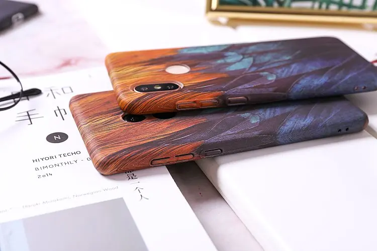 Птица желто-синий перо твердая оболочка чехол крышка для XIAOMI MI9 MI9SE MI8 MI8SE MI8LITE MIX3 MIX2S MI6 A2