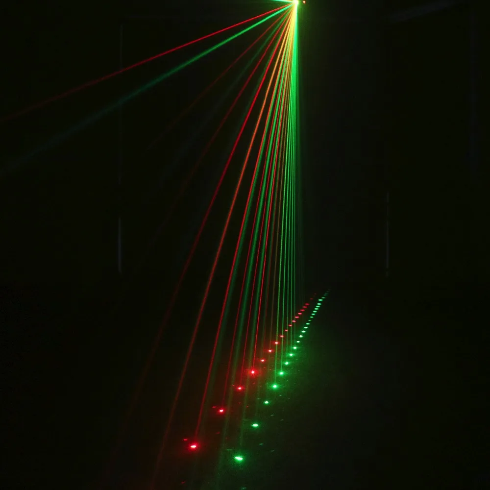 Лазерный мини Светильник проектор ALIEN RG с дистанционным управлением 8 узоров