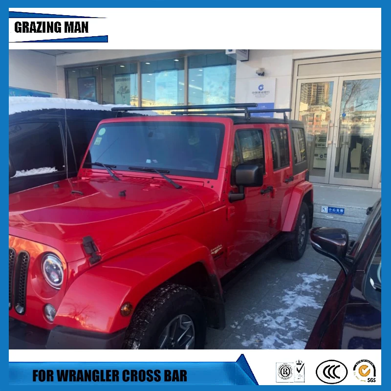 Поперечная рейка B40 для Jeep Wrangler поперечная багажника утолщенная из алюминиевого