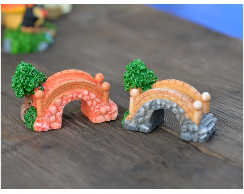 Миниатюрный мост полимер для поделок Сделай Сам фигурки миниатюрные