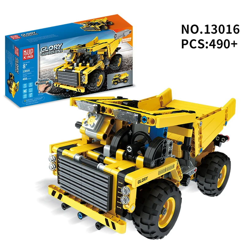 Форма King Technic 13016 Rc строительные блоки грузовик DIY Сборные игрушки rc автомобиль