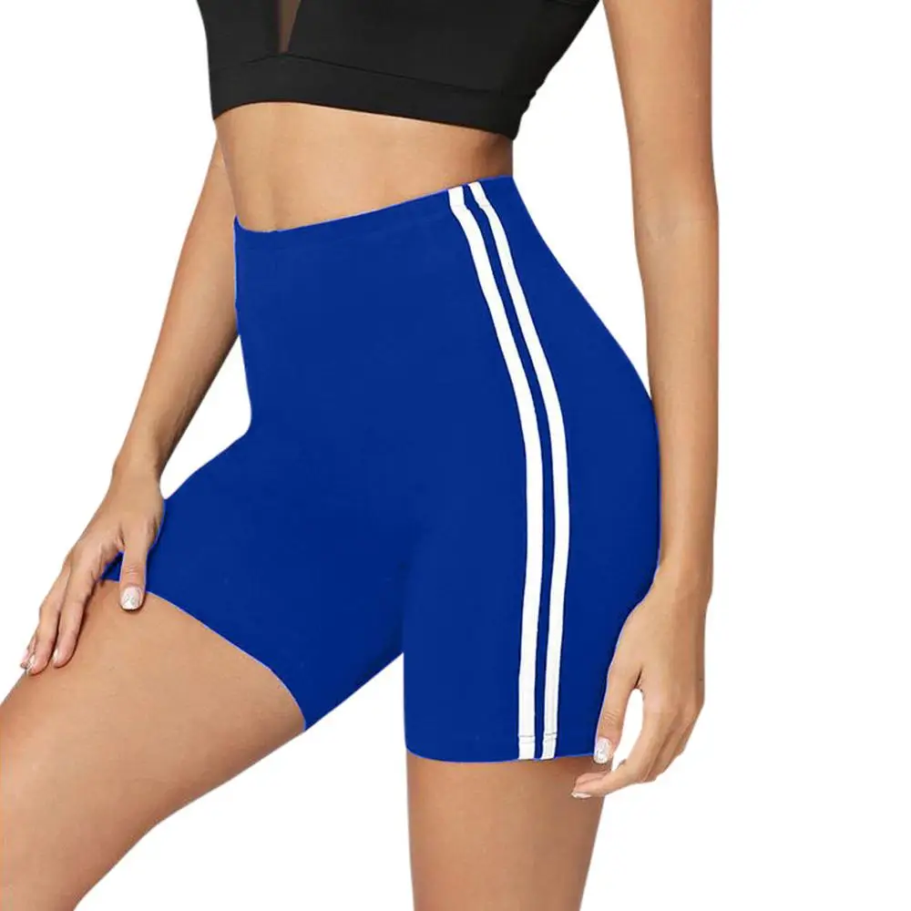 Uwardrobe, полосатые шорты для велоспорта, спортивные шорты, женская одежда для активного отдыха, обтягивающие байкерские шорты,, летние повседневные шорты для фитнеса, ED
