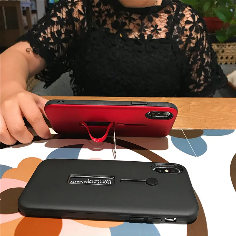 Чехол для Телефона iPhone 6 6S 7 Plus чехол iphone 8 X 10 XS MAX XR красные черные чехлы |