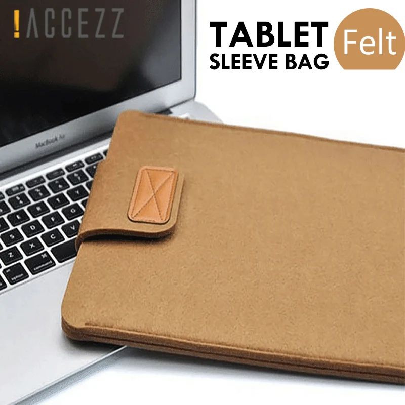 ! ACCEZZ 8 10 дюймов универсальная фетровая сумка для Xiaomi Pad 4 huawei M3 M5 защитный чехол