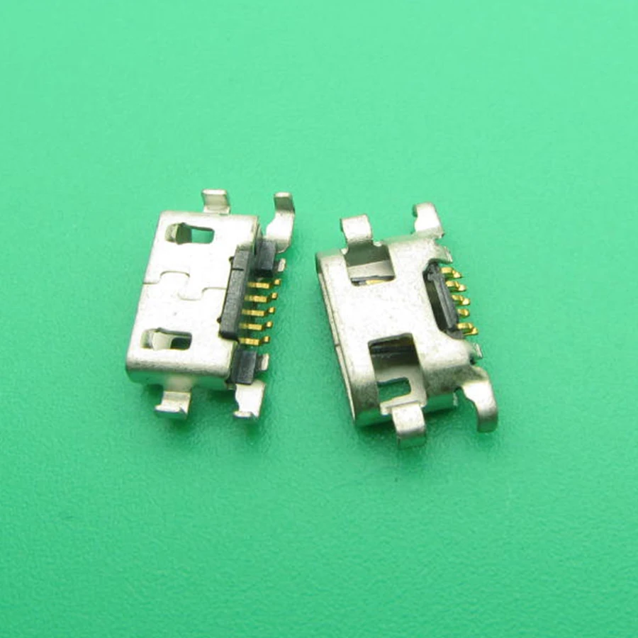100 шт. для Alcatel One Touch 4015 4032 5050X 5050Y 4033 6012D 6035R 7050Y Pop S9 micro USB type-B разъем подключения