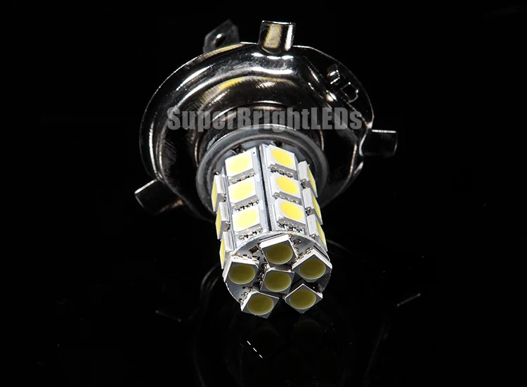 Светодиодный светильник для автомобиля H4 27 5050 SMD 4 86 Вт 12 В белая лампа | Автомобили