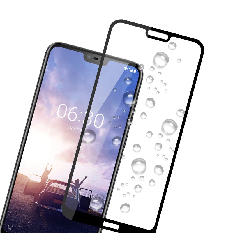 Закаленное стекло для мобильного телефона Nokia 5 чехол Полный Клей Защитное 2 3 6