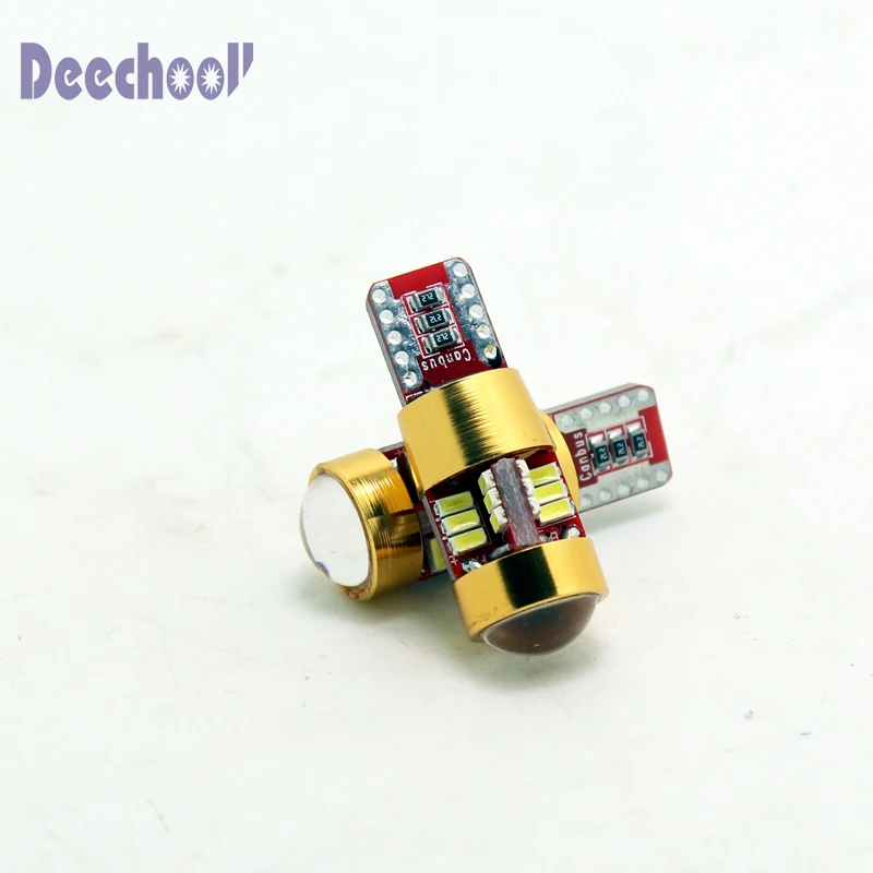 Светодиодная лампа deechooll 2 шт. W5W T10 Габаритные фонари для автомобиля Canbus