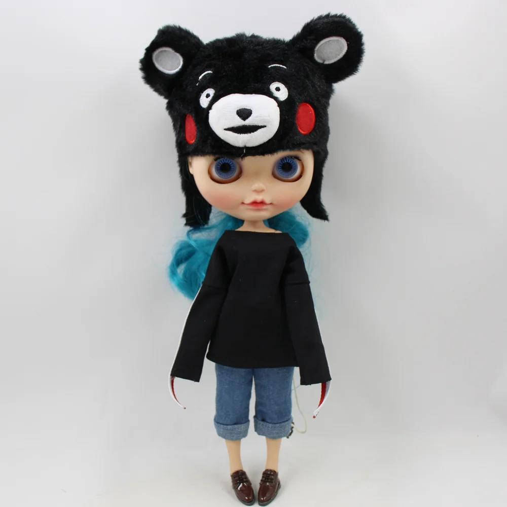 Одежда для куклы Blyth рубашка оверсайз в стиле хип-поп костюм шарнирной icy dbs 1/6 |