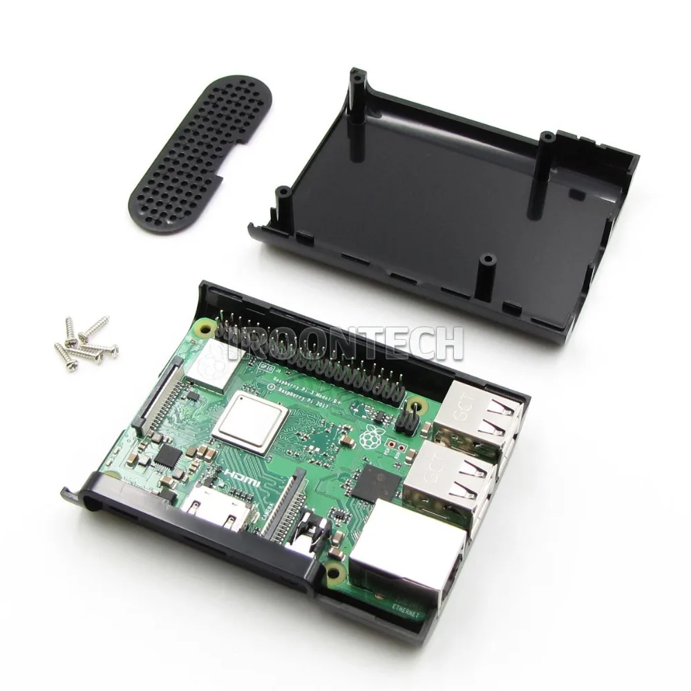 Черный ящик E1: Raspberry PI 3 Модель B черный чехол Корпус ABS Пластик коробка|box black|box boxbox |