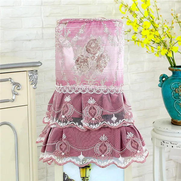 as pictures Water Dispenser Covers New Lace fabric Dustproof buket cloth protection Water Dispenser Covers - Color: as pictures