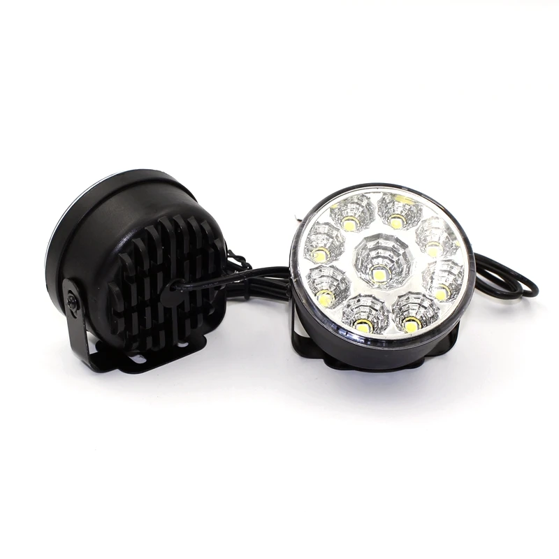 Yituancar 2 шт. 2X9 5050SMD светодиодный передний противотуманный Рабочий фонарь DRL Дневной
