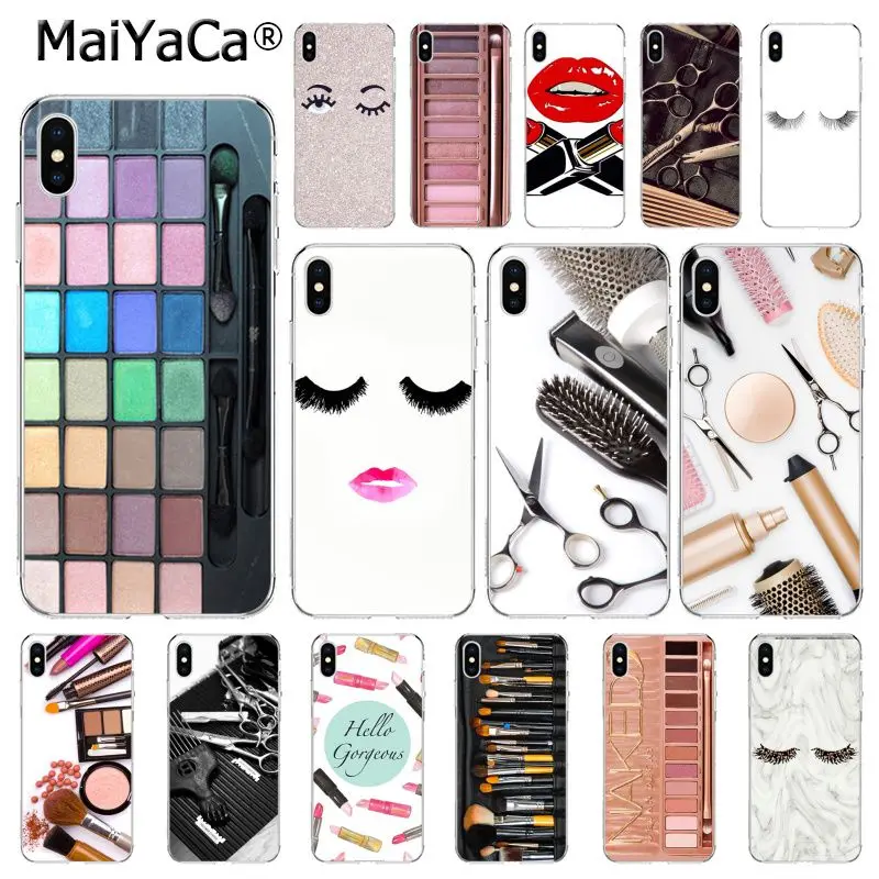 Модная палитра инструментов для макияжа с обнаженными ресницами iphone 12 11 Pro 8 7 6 6S