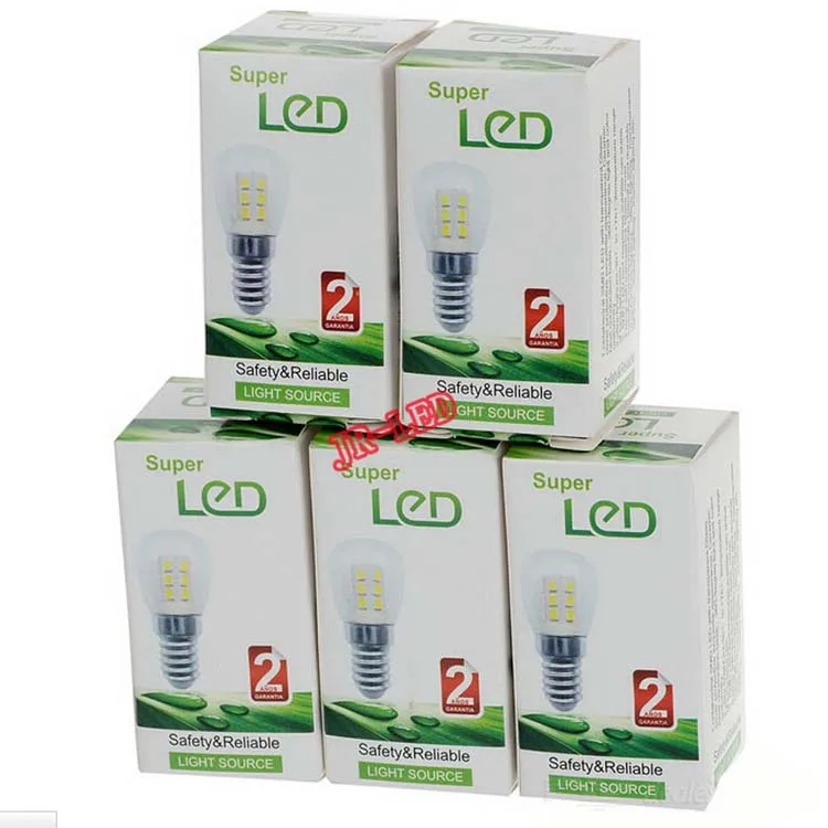 2 шт. E14 3W 26 2835 SMD 300lm 6000K белый/3000 K теплый белый свет мини холодильник/прикроватные