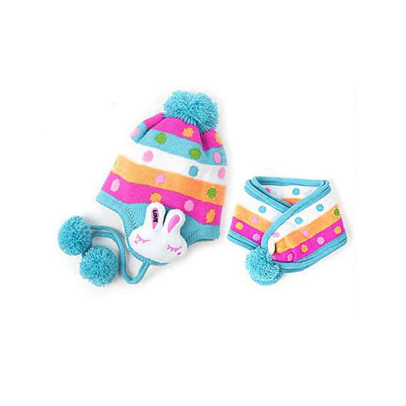 Детская зимняя шапка лидер продаж 2017 Теплая Зимняя кепка шарф для милых