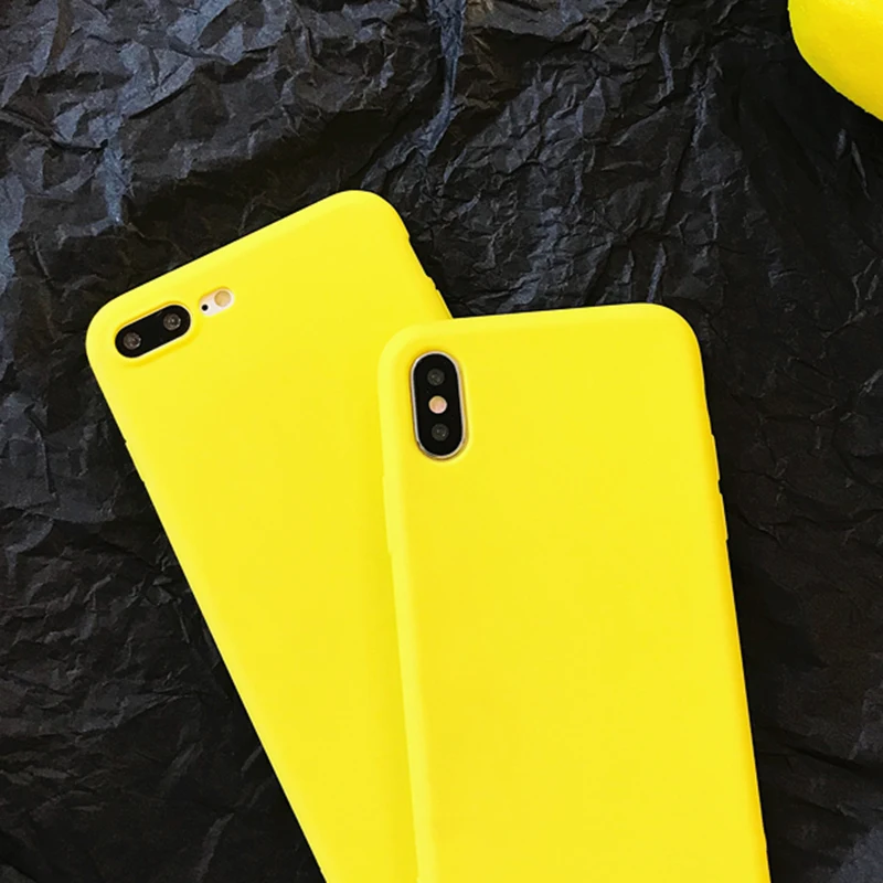 Мягкий чехол-накладка из ТПУ для iPhone 6 6S 7 8 Plus X XS XR Max 11 pro | Мобильные телефоны и