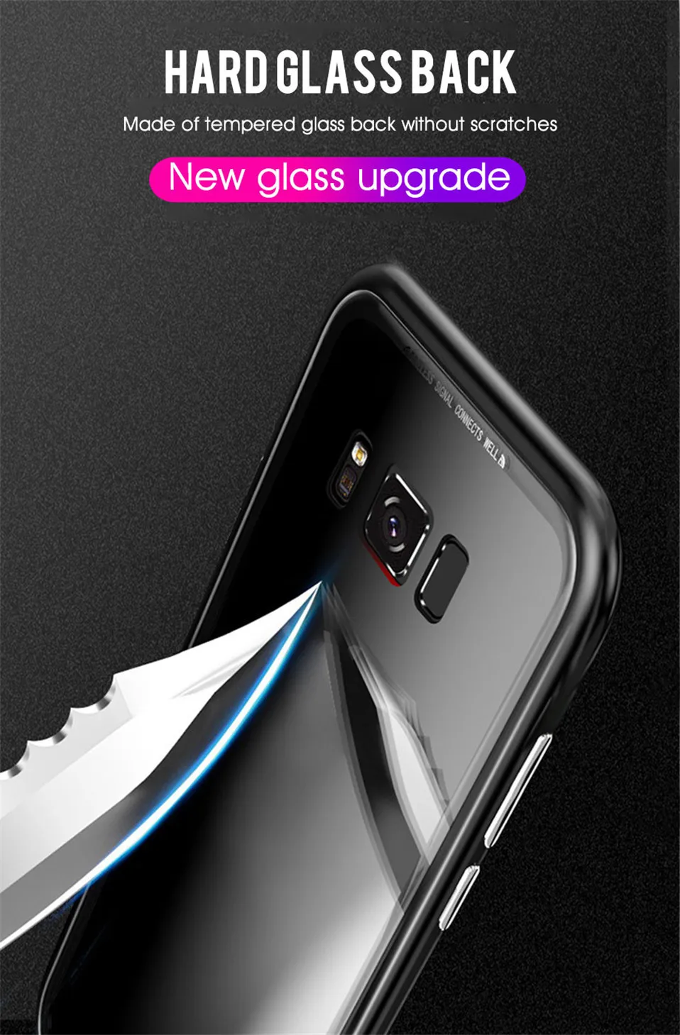 360 магнитный чехол с полным покрытием s для samsung Galaxy S10Plus S8 S9 Plus S10E задняя крышка из закаленного стекла Note 8 9 10plus A50 чехол