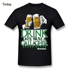 Модный Для мужчин Drink Until вы Галлахер бесстыжие Футболка фирменная футболка футболки 3D печати футболки, повседневные футболки