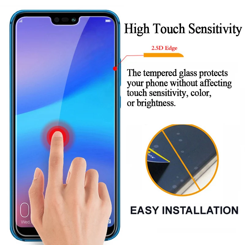 Защитное стекло на huawei p20 lite рro p10 закалённое защитное huavei p 20 свет 10 p20lite huwai экрана
