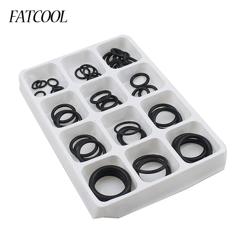 FATCOOL 50 шт. резиновое уплотнительное кольцо различные размеры комплект для водопроводный кран уплотнение раковина уплотнение резьба