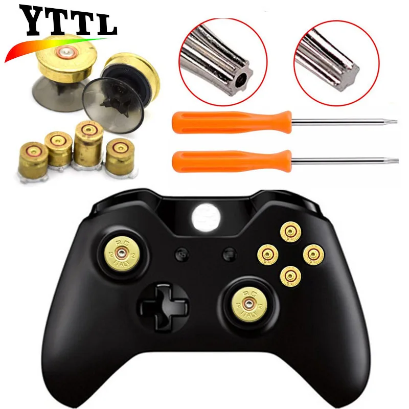8 in1 Thumbsticks пуля кнопки и ABXY Комплект комплекты аксессуаров для Xbox one/Xbox one Elite