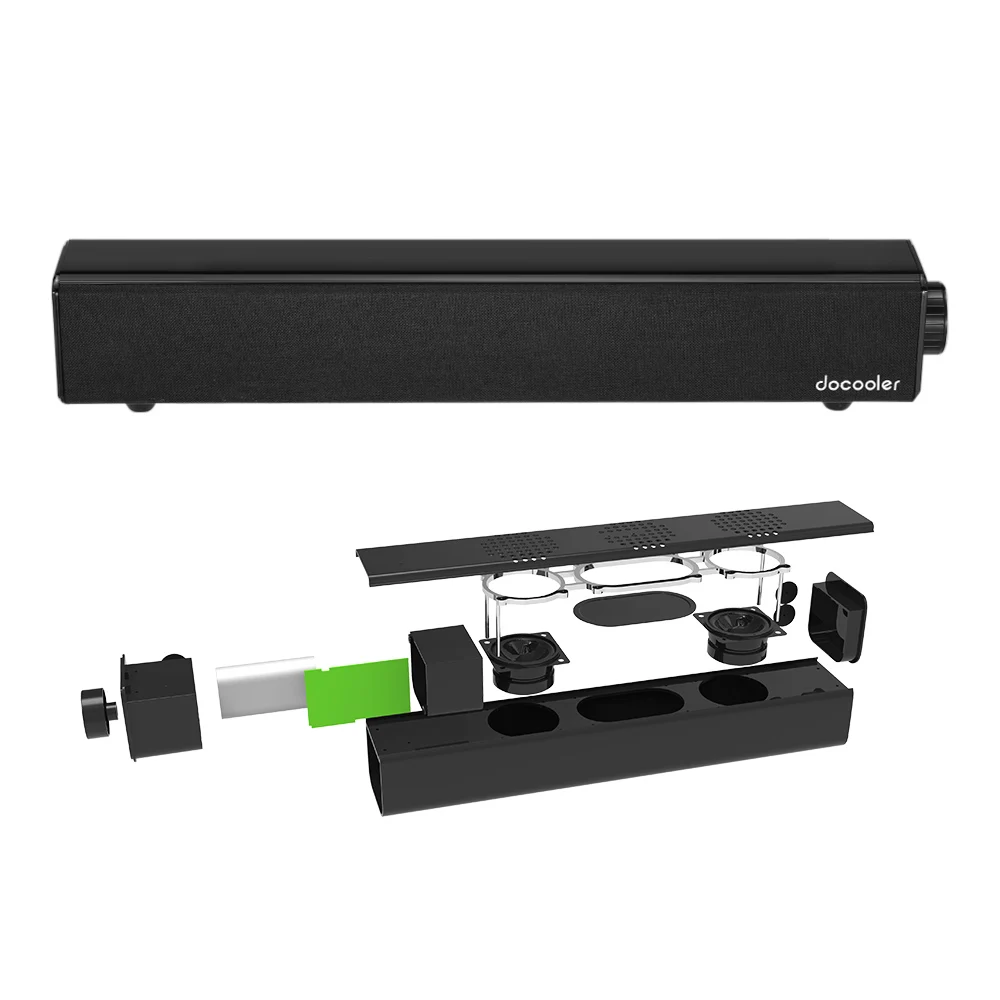 Bluetooth колонка Docooler с супер басами 20 Вт два динамика портативные беспроводные