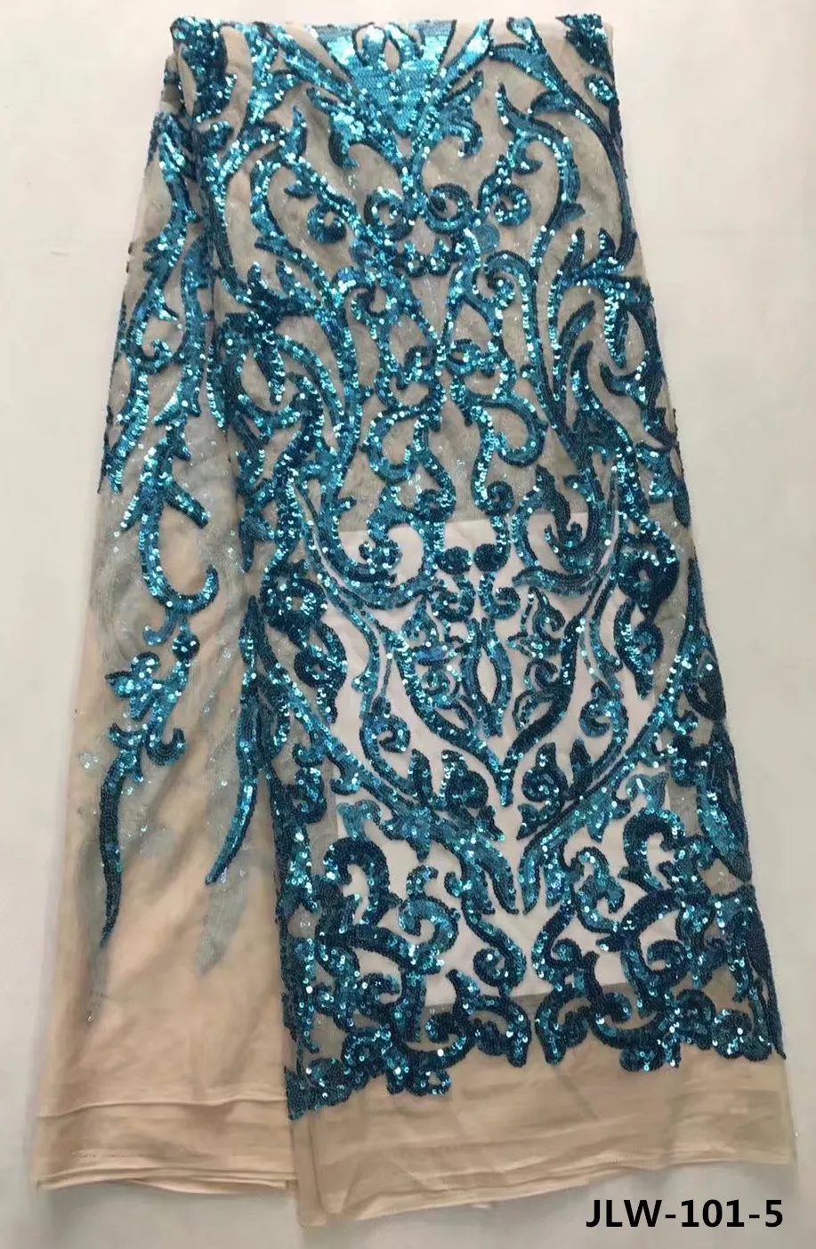 Новая африканская Дубай французского кружева с вышивкой блестками свадебные