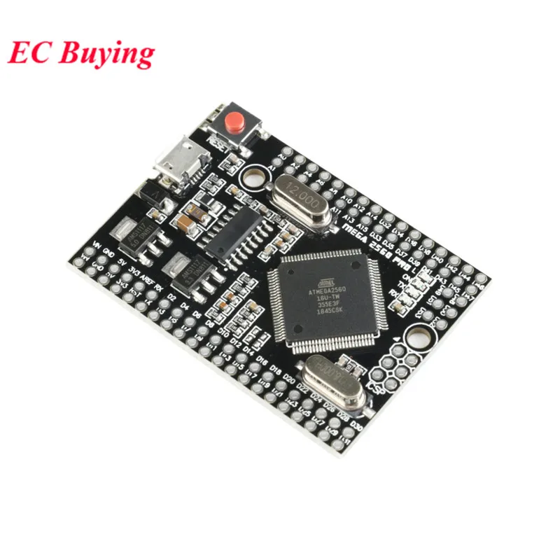 Mega2560 PRO встроенный CH340G/ATMEGA2560 16AU USB для Arduino макетная плата с штыревыми разъемами