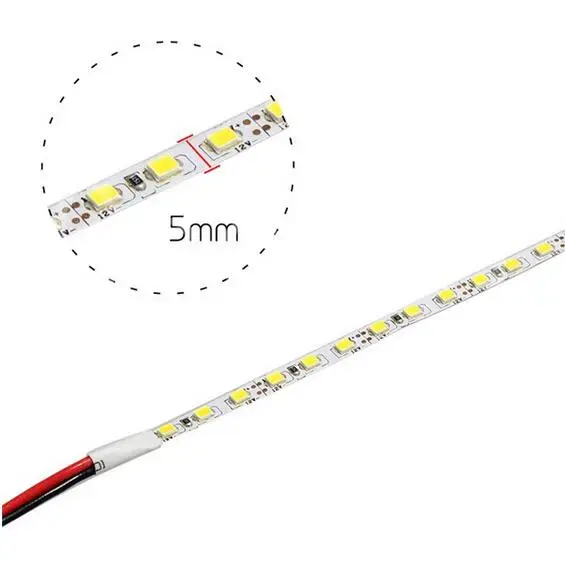 Светодиодная лента 5 мм 3528SMD 12 В постоянного тока м 120 светодиодов/м