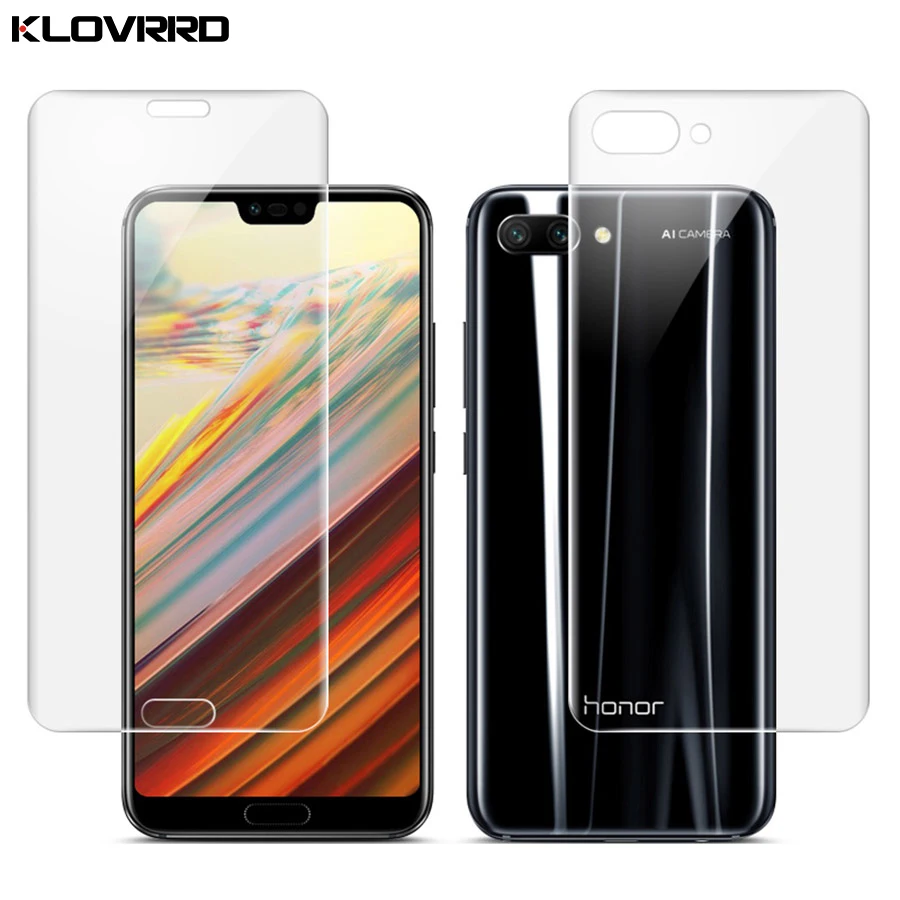 Защитная силиконовая пленка на весь корпус для huawei Honor View 20 8x P smart Plus 2019 Nova 3 3i mate P30