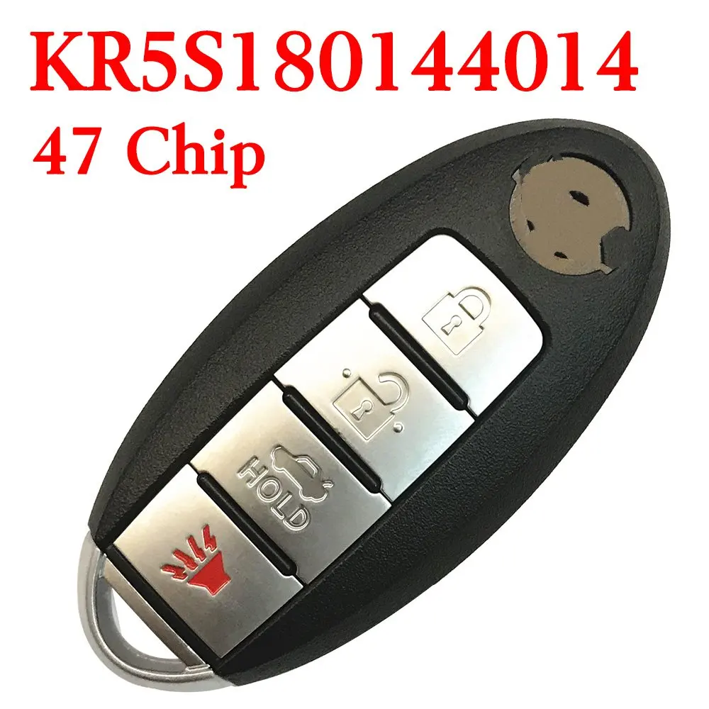 434 МГц 3 + 1 кнопочный смарт ключ приближения для N issan Pathfinder 2013 2016 KR5S180144014 (чип 47)|Ключ