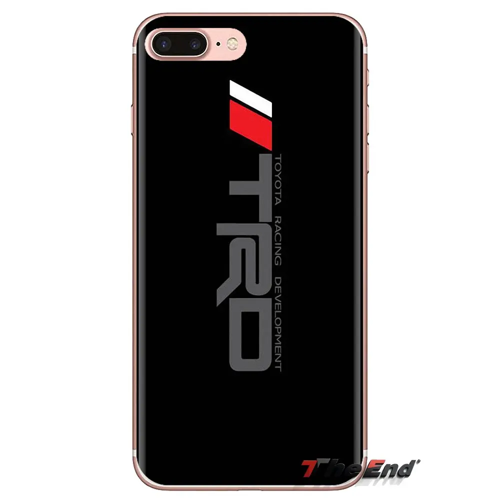 Transparent Soft Shell Covers Car Logo TRD Toyota Racing For iPod Touch Apple iPhone 4 4S 5 5S SE 5C 6 6S 7 8 X XR XS Plus MAX |