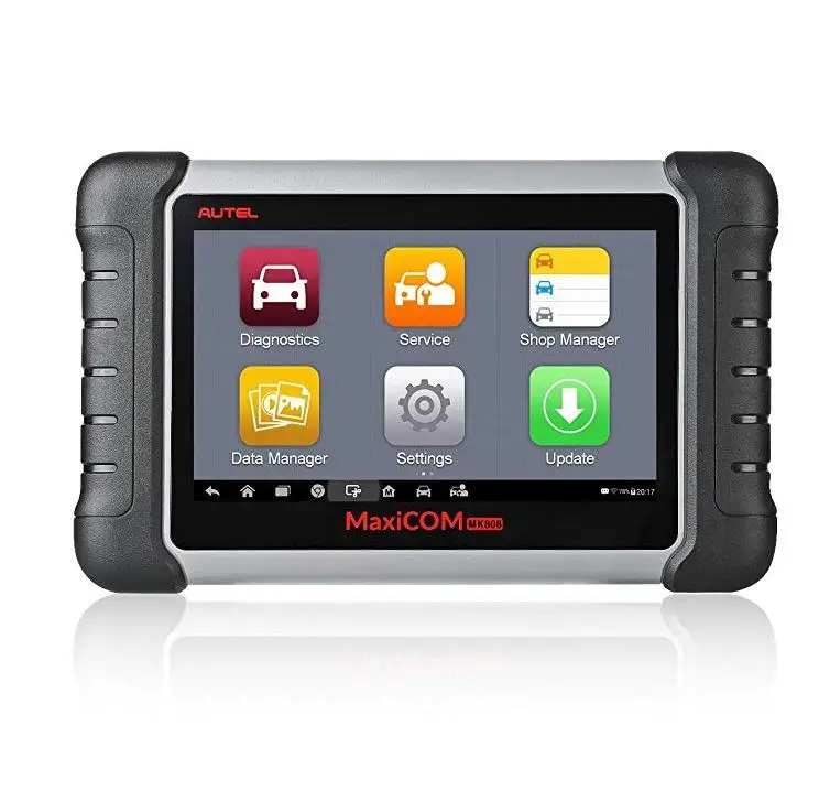 Черный Диагностический сканер autel MaxiCOM MK808 OBD2 со всеми функциями диагностики и обслуживания системы, включая сброс масла, EPB - Цвет: Черный