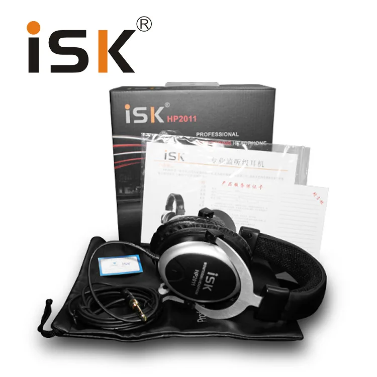 ISK HP2011 профессионального мониторинга наушники динамические закрытые мониторные