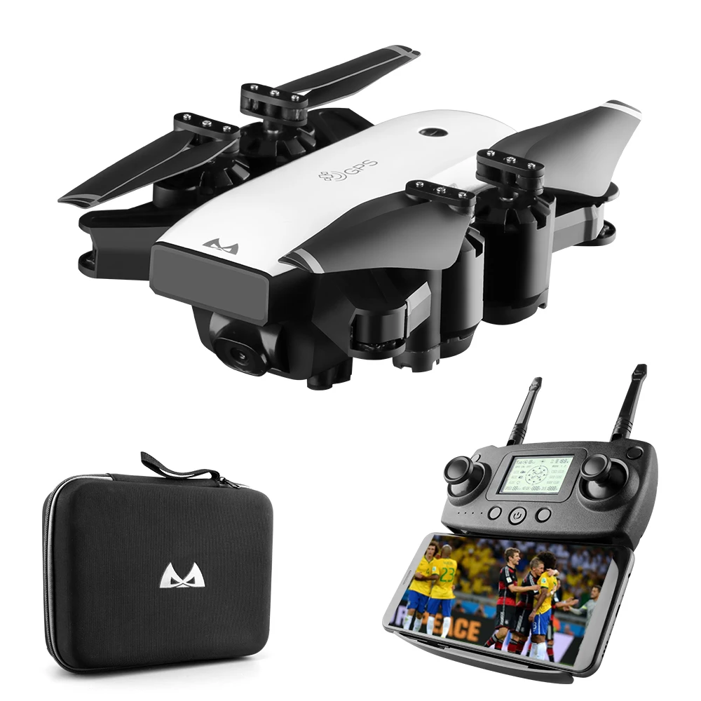 Игрушечный Дрон 4K HD камера с GPS FOLLOW ME FPV Радиоуправляемый квадрокоптер складной