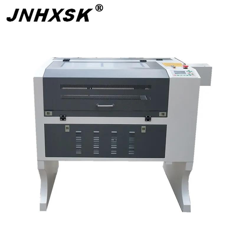 Лазерный гравировальный станок JNHXSK 4060 W2 Reci по низкой цене система резки с простой