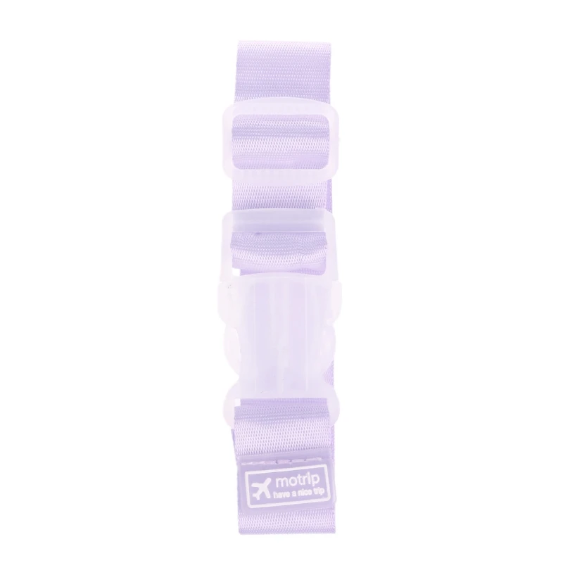 Light purple Регулируемые багажные ремни Привязать вниз ремень для багажа путешествия пряжка замок чемодан Красочные - Цвет: Light purple