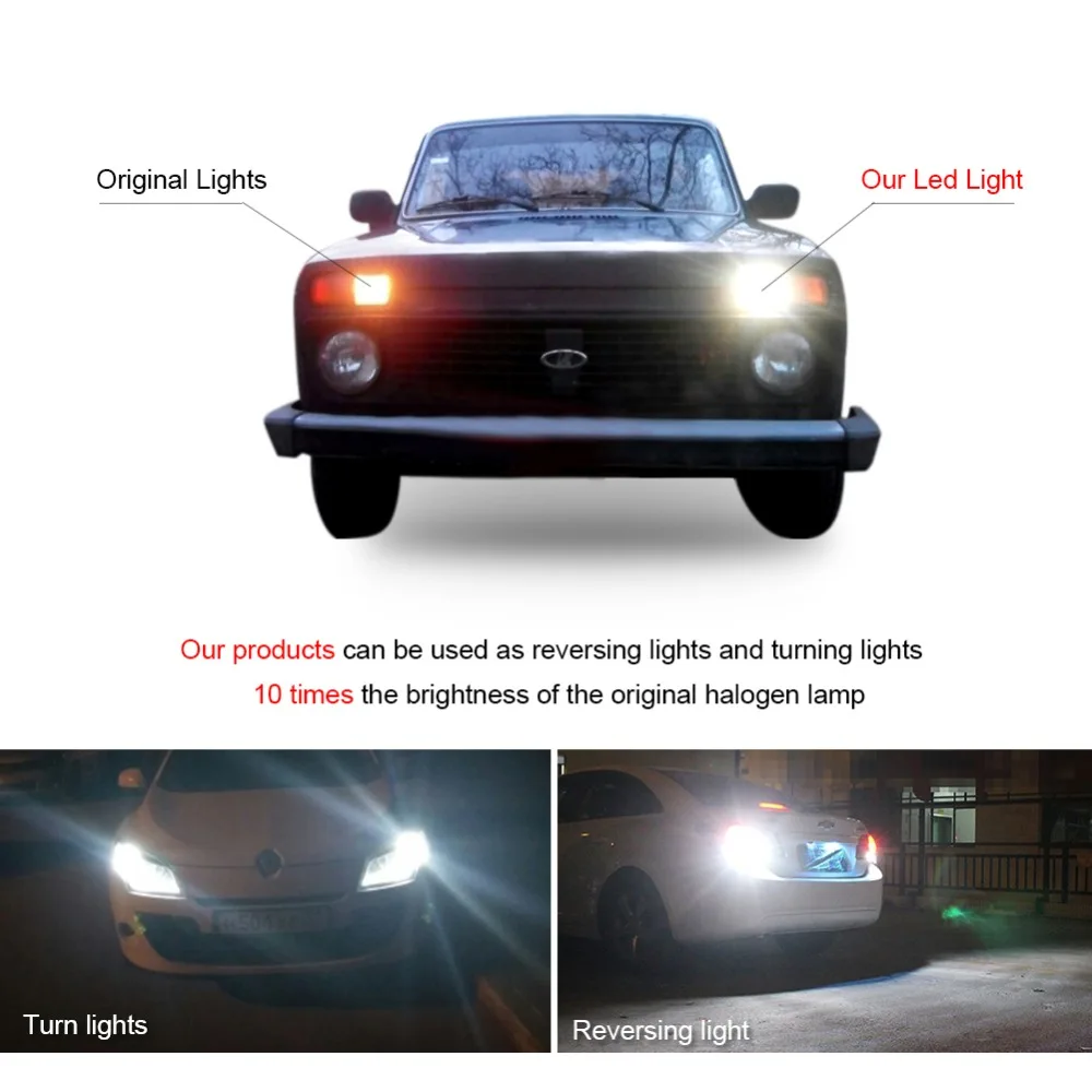 Avacom 2 шт. LED 1157/BAY15D/P21/5 Вт Автомобильные сигнальные огни 3030 SMD чип авто задний