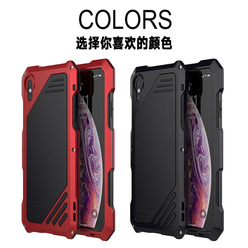 R-просто для iphone XR роскошный грязезащитный противоударный водонепроницаемый