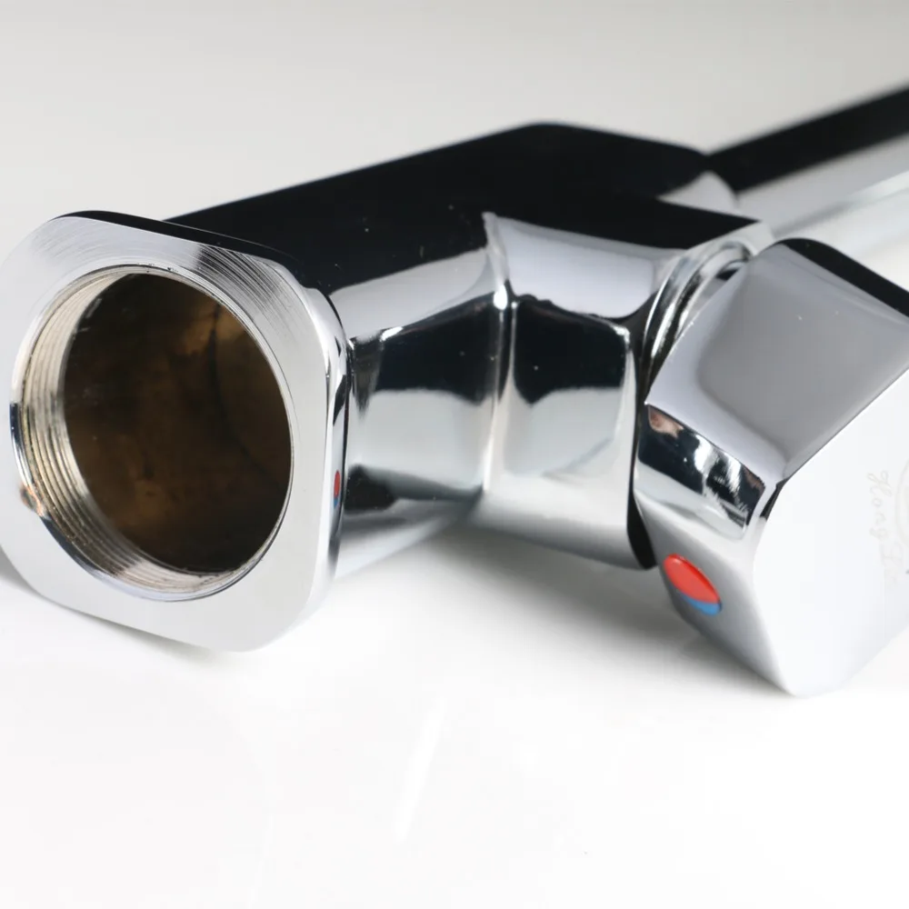 Stainless Steel Kitchen Sink Faucet Hot And Cold Mixer Taps Wash Dish Single Handle Hole | Обустройство дома