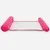 Rose Foldable Water Hammock Increase Inflatable Air Mattress Beach Lounger Summer Swimming Pool Floating Single Sleeping Bed Chair - Цвет: Rose