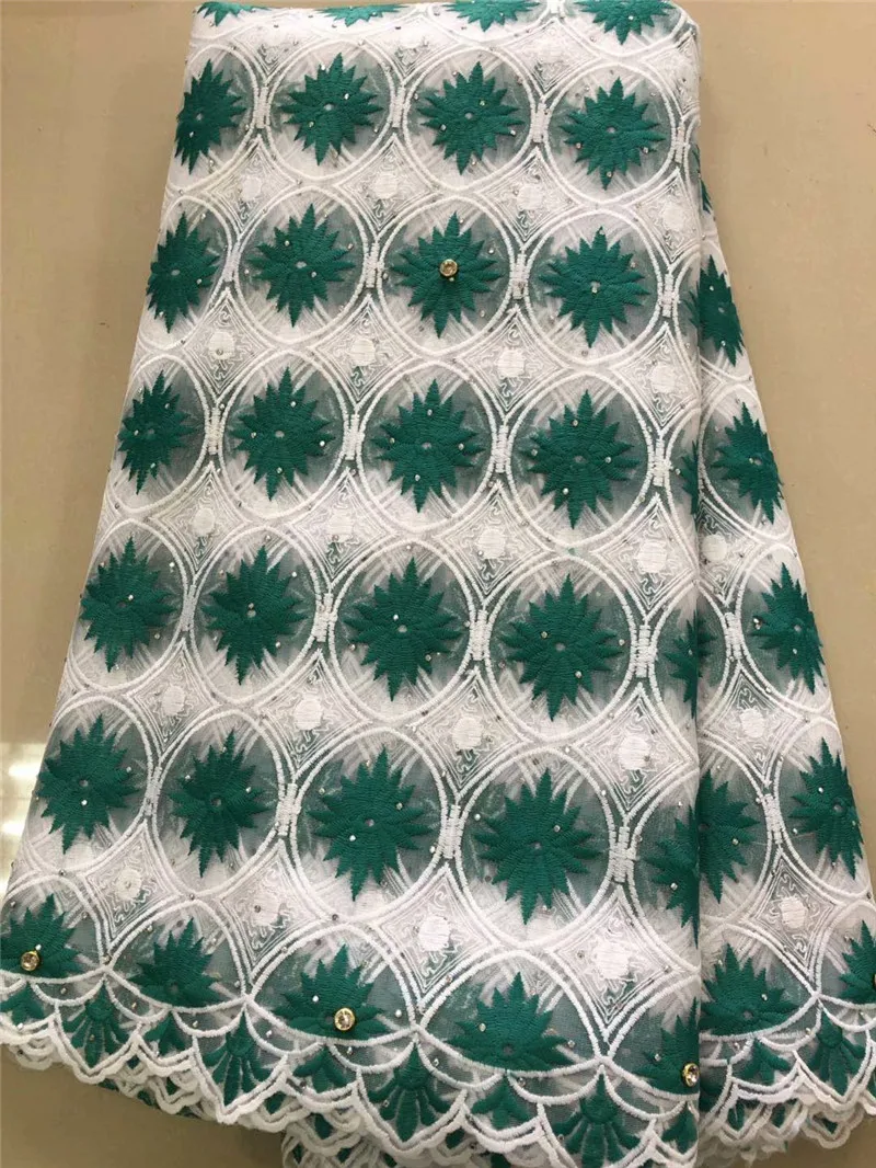 

White & Yellow African Lace Fabric 2019 High Quality Lace Nigerian Lace Fabric With Stones Embroidery Tulle French Lace Hot Sell