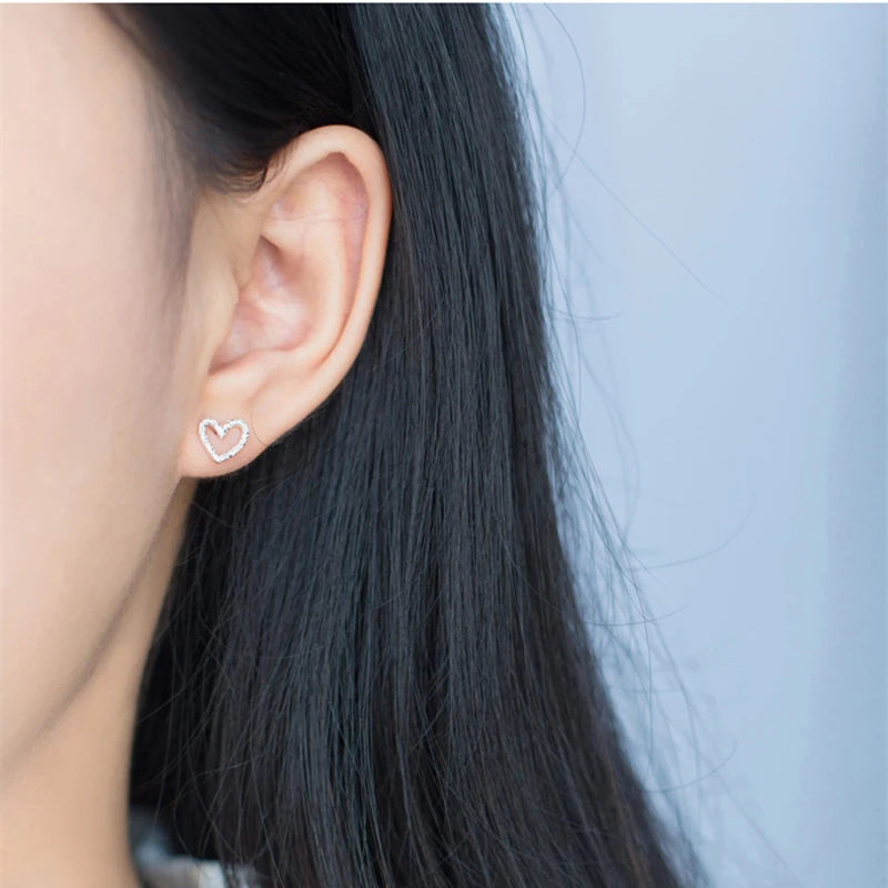 Женские винтажные серьги гвоздики Birncos из стерлингового серебра 2020 пробы с полым