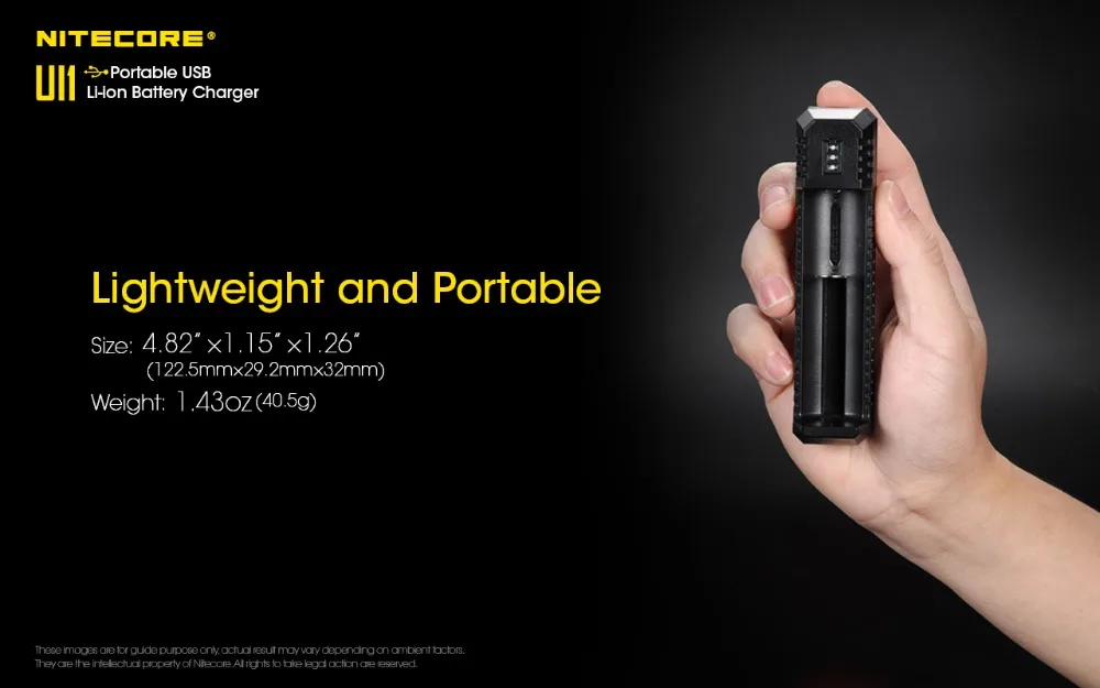 NITECORE UI1 UI2 Портативный USB Li-Ion Батарея Зарядное устройство совместимо с 26650 20700 21700 18650 16340 14500 Батарея