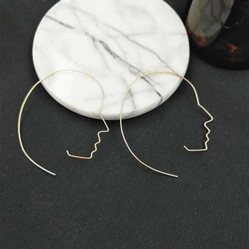 Женские серьги кольца с большой проволокой бижутерия 2017|hoop earrings for women|fashion hoop